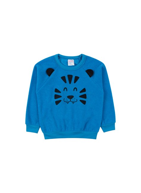 conjunto infantil masculino boucle peluciado tiger india baby 2