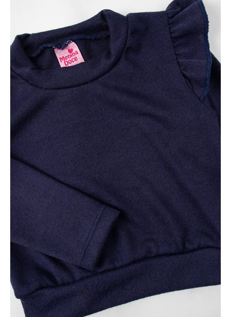 conjunto infantil feminino tricot cores menina doce 24