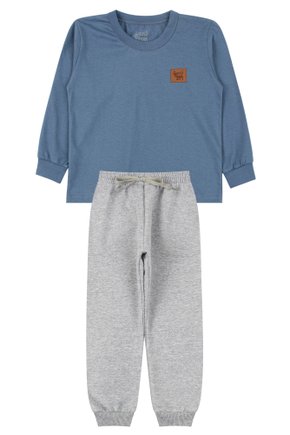Conjunto Infantil Masculino Meia Malha/Moletom Peluciado Estiloso - Good Boy