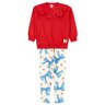 conjunto infantil feminino moletom peluciadosuplex sublimado lacos menina doce 11