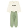 conjunto infantil masculino meia malhamoletom peluciado best mode good boy 6