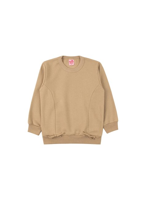 conjunto infantil feminino moletom peluciadoribana canelada charmosa menina doce 2