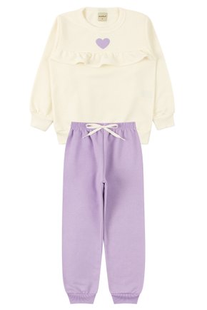 Conjunto Infantil Feminino Moletom Peluciado Heart - Moda Love