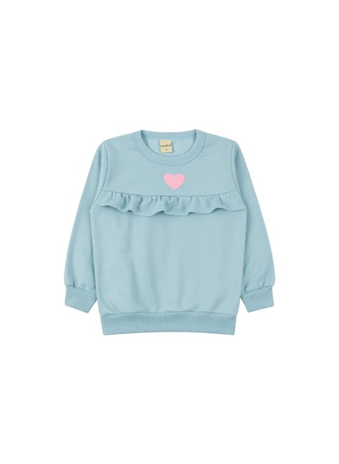 conjunto infantil feminino moletom peluciado heart moda love 12