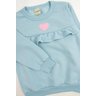 conjunto infantil feminino moletom peluciado heart moda love 14