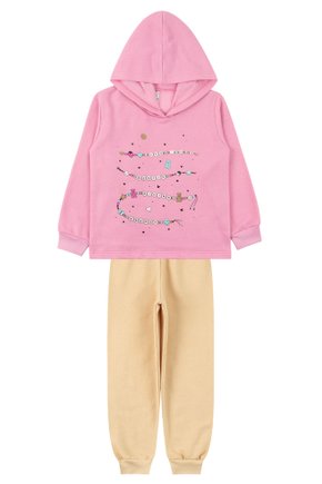 Conjunto Infantil Feminino Moletom Peluciado Cores - Primo's Gueda