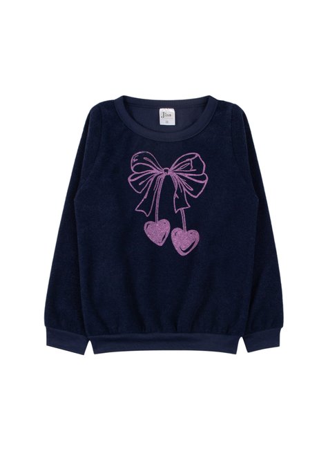 blusao juvenil feminino boucle peluciado laco india baby 3
