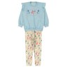 conjunto infantil feminino moletom peluciadosuplex sublimado beautiful moda love
