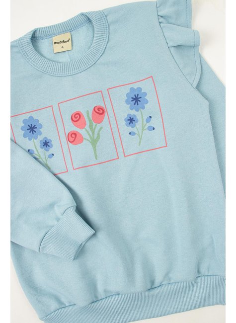 conjunto infantil feminino moletom peluciadosuplex sublimado beautiful moda love 4