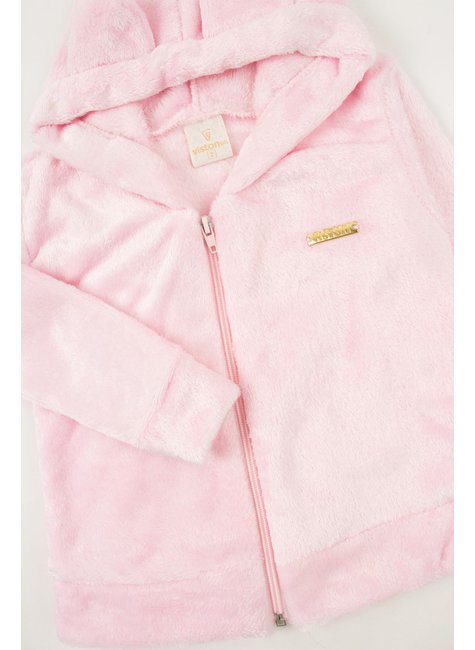 jaqueta infantil feminino peluciado fleece cores viston 6