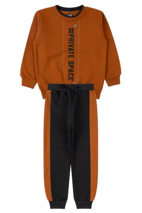 Conjunto Infantil Masculino Moletom Peluciado Private Space - Good Boy