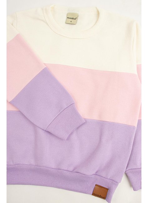 conjunto infantil feminino moletom peluciado cores moda love 4
