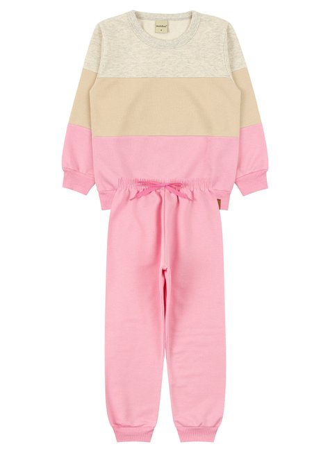 conjunto infantil feminino moletom peluciado cores moda love 6