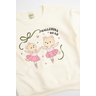 conjunto infantil feminino moletom peluciadoribana canelada ballerina bear moda love 4