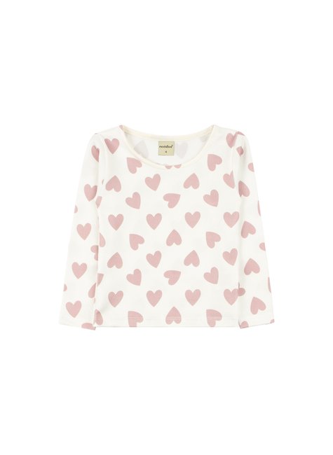 conjunto infantil feminino crepe sublimadocirre coracoes moda love 2