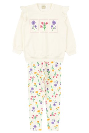 Conjunto Infantil Feminino Moletom Peluciado/Suplex Sublimado Beautiful - Moda Love