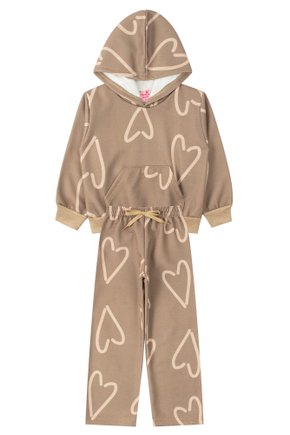 Conjunto Infantil Feminino Moletom Sublimado Peluciado Pretty - Menina Doce
