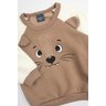 conjunto de bebe masculino moletom peluciadomoletom estampado peluciado cute viston 4