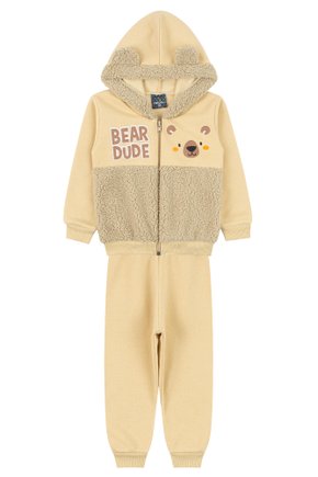 Conjunto de Bebê Masculino Moletom Peluciado/Pelo Carneirinho Bear Dude - Viston
