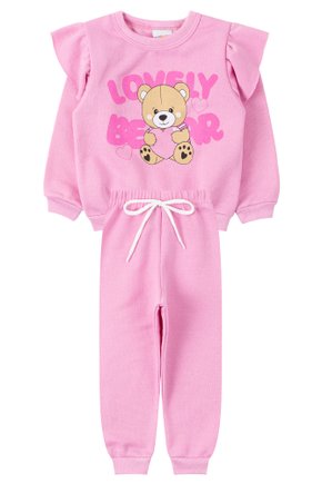 Conjunto de Bebê Feminino Moletom Peluciado Lovely Bear - Primo's Gueda