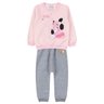 conjunto de bebe feminino moletom peluciado dog primo s gueda