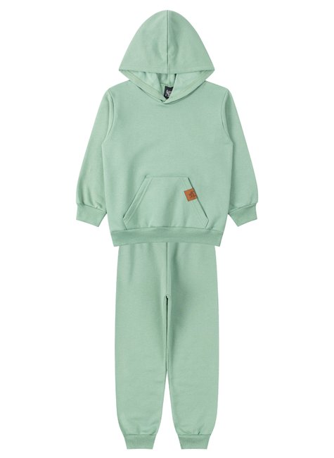 conjunto infantil masculino moletom peluciado estiloso good boy