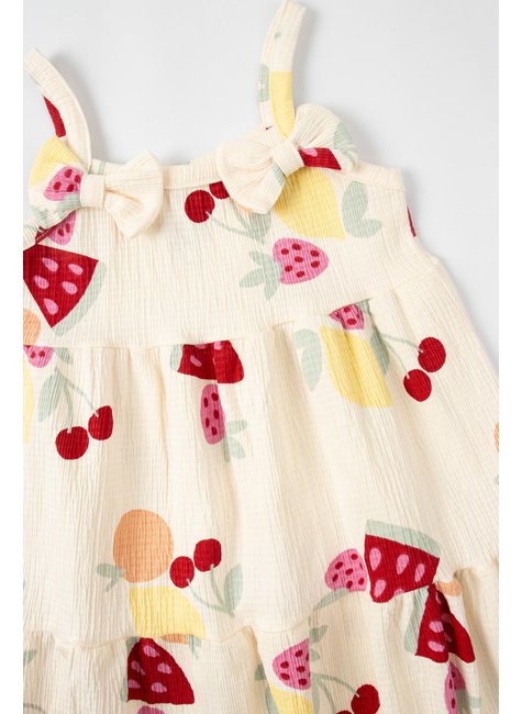 vestido infantil feminino malha ana ruga beautiful menina doce 4