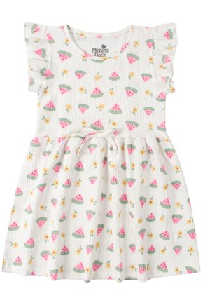 Vestido Infantil Feminino Malha Ana Ruga Charme - Menina Doce