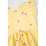 vestido infantil feminino malha ana ruga charme menina doce 2