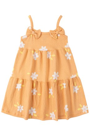 Vestido Infantil Feminino Malha Ana Ruga Charmosa - Menina Doce