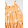 vestido infantil feminino malha ana ruga charmosa menina doce 2