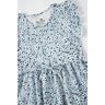 vestido infantil feminino malha ana ruga florzinhas menina doce 2