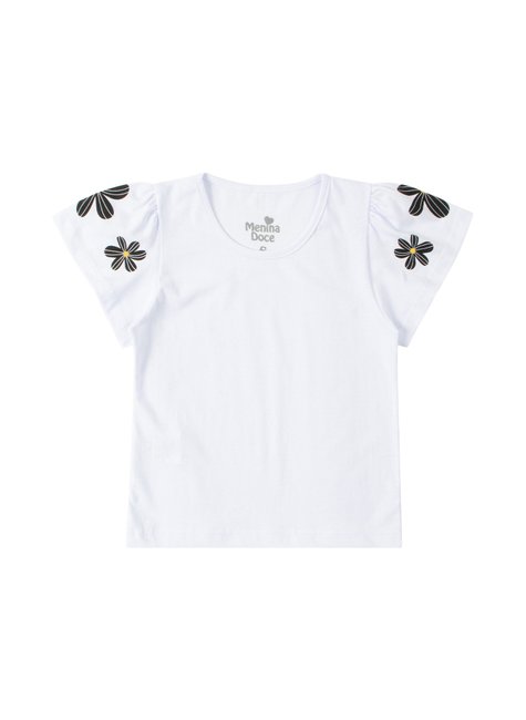conjunto infantil feminino meia malhamalha ana ruga flowers menina doce 7