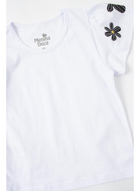 conjunto infantil feminino meia malhamalha ana ruga flowers menina doce 9