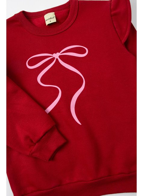 conjunto infantil feminino moletom peluciadosuplex sublimado laco moda love 9