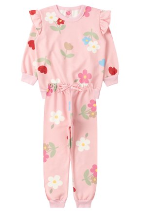 Conjunto Infantil Feminino Moletom Sublimado Peluciado Bela - Menina Doce