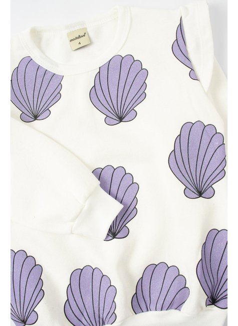 conjunto infantil feminino moletom peluciadocotton conchas moda love 4