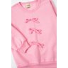conjunto infantil feminino moletom peluciado lacinhos moda love 4