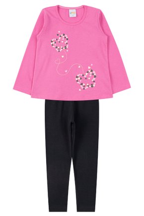Conjunto Infantil Feminino Cotton Butterflies - Primo's Gueda