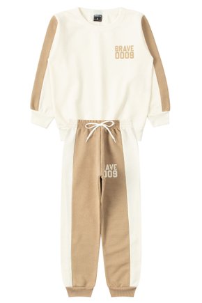 Conjunto Infantil Masculino Moletom Peluciado Brave - Mino's