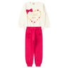 conjunto infantil feminino moletom peluciado love forever moda love