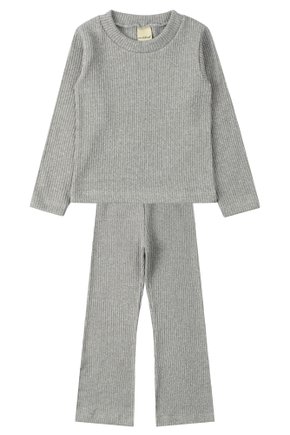 Conjunto Infantil Feminino Ribana Canelada/Peluciada Cores - Moda Love