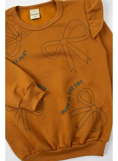 conjunto infantil feminino moletom peluciadocotton lacinhos moda love 14