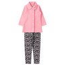 conjunto infantil feminino boucle peluciadosuplex sublimado charme moda love