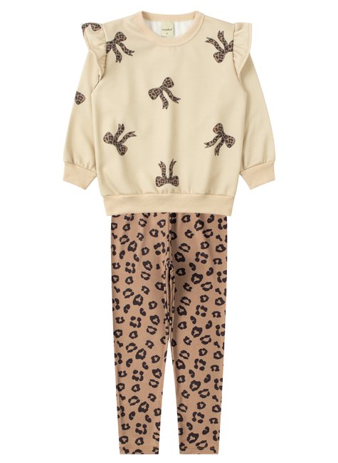 conjunto infantil feminino moletom sublimado peluciadosuplex sublimado pretty moda love 6