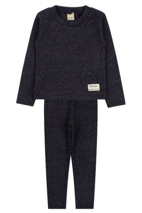 Conjunto Infantil Feminino Ribana Canelada/Peluciada Colors - Moda Love