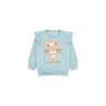 conjunto infantil feminino moletom peluciado tennis club moda love 10