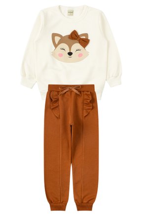 Conjunto Infantil Feminino Moletom Peluciado Charming - Menina Doce