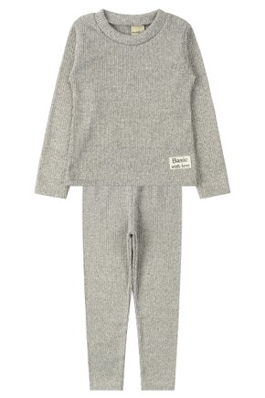 Conjunto Infantil Feminino Ribana Canelada/Peluciada Colors - Moda Love