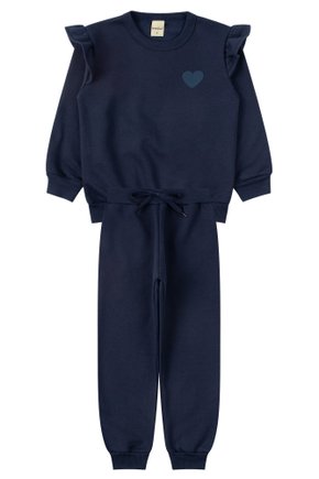 Conjunto Infantil Feminino Moletom Peluciado Pretty - Menina Doce